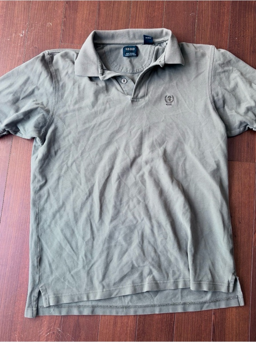 Izod Men’s Sage Green Polo Med